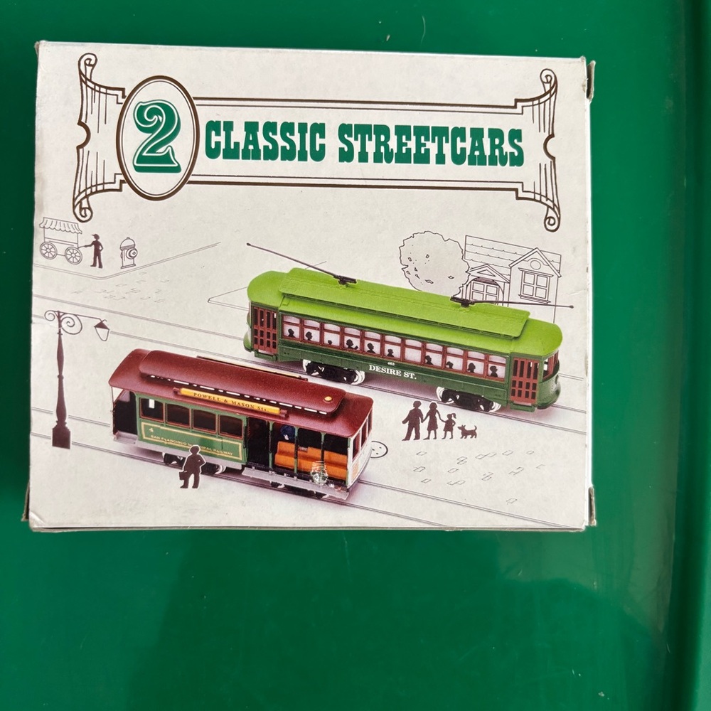 Readers Digest Classic Streetcars Toy Set -